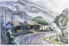 Hand painted - “Mu Cang Chai” district